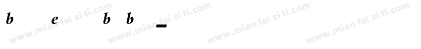 Bembo Expert BQ Bold字体转换